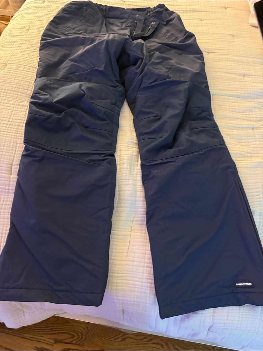 Lands' End Dark Navy Insulated Snow Pants